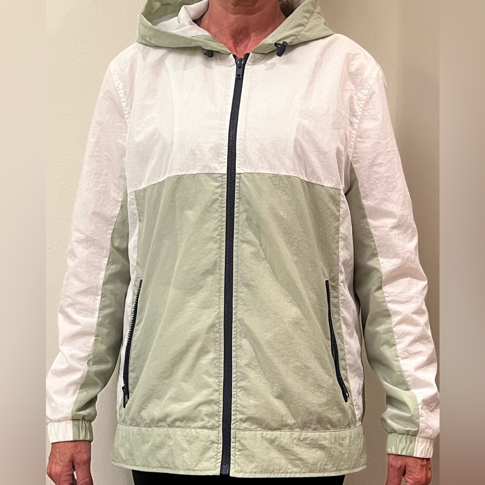 Alfani Color-block Windbreaker w/Hood - Women’s M/EUC